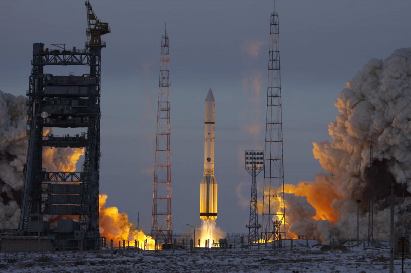 Российская ракета выведет на орбиту израильский спутник AMOS-4