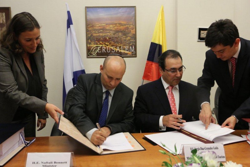 Израиль и Колумбия подписали договор о свободной торговле